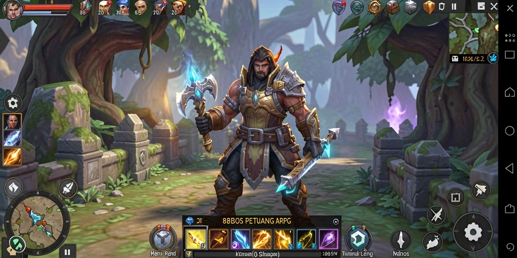 Gameplay seru di dunia ARPG 88BOS yang menantang.