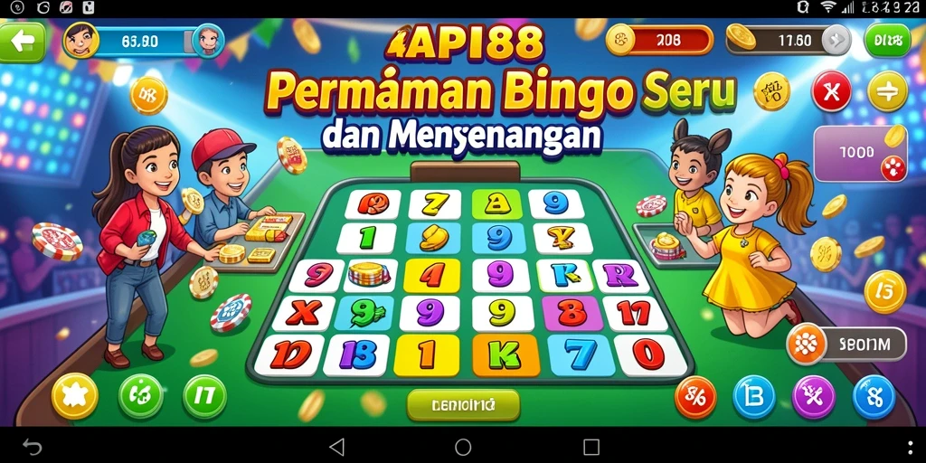 Tampilan gameplay API88 yang seru dan interaktif saat bermain Bingo.