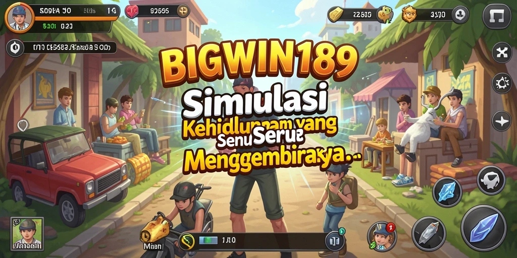 Tampilan menarik dari gameplay BIGWIN189 di dalam simulasi.