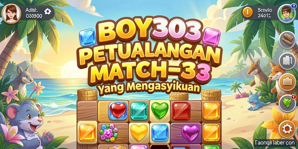 Tampilan menawan gameplay BOY303 dengan karakter ceria.