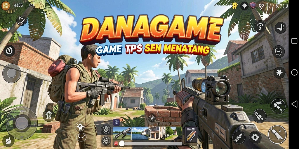 Tangkapan layar gameplay menampilkan aksi mendebarkan dari DANAGAME.