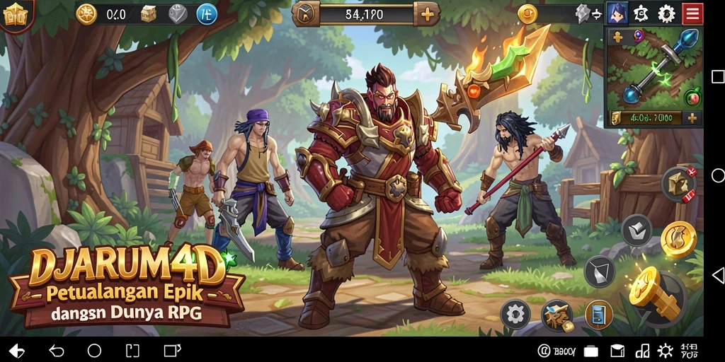Tampilan menarik dari gameplay RPG di DJARUM4D, menampilkan petualangan epik.