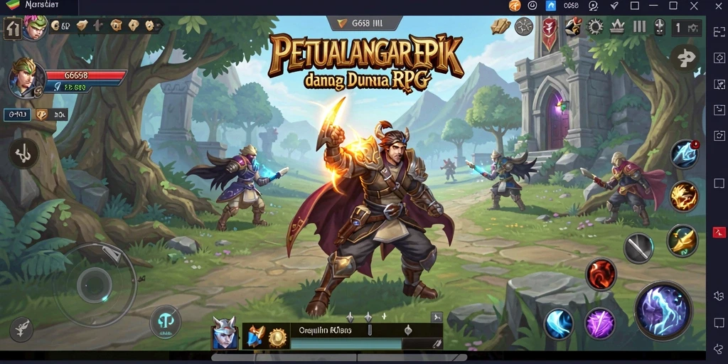 Tampilan gameplay G668 yangmemukau dan penuh aksi.