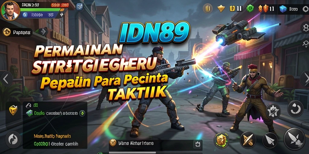 Tampilan gameplay IDN89 dengan taktik strategi yang mendebarkan.