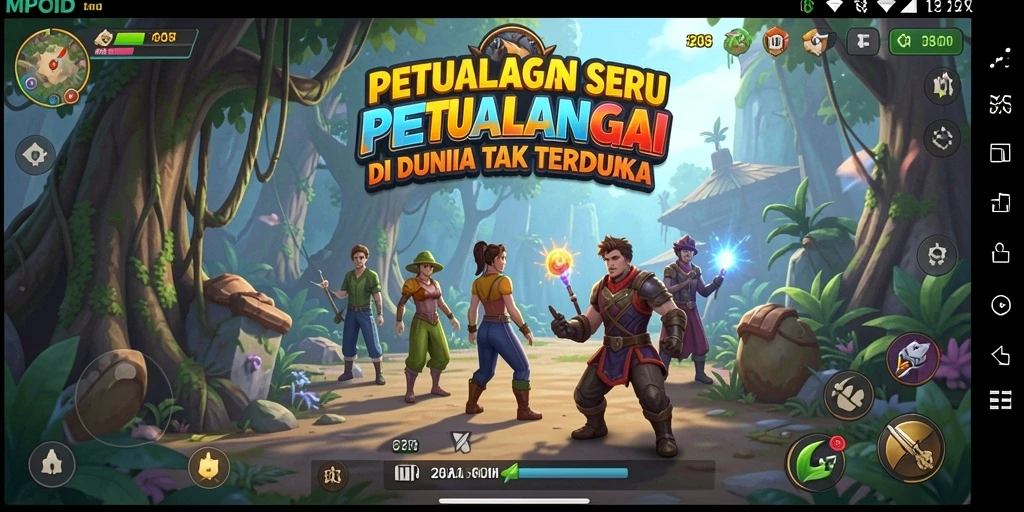 Menampilkan gameplay seru dan unik dari MPOID dalam pengalaman petualangan.
