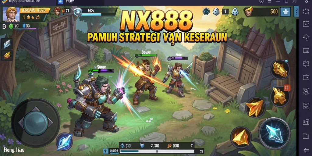 Gambaran gameplay NX888 yang menarik dan mengasyikkan dalam genre Idle.
