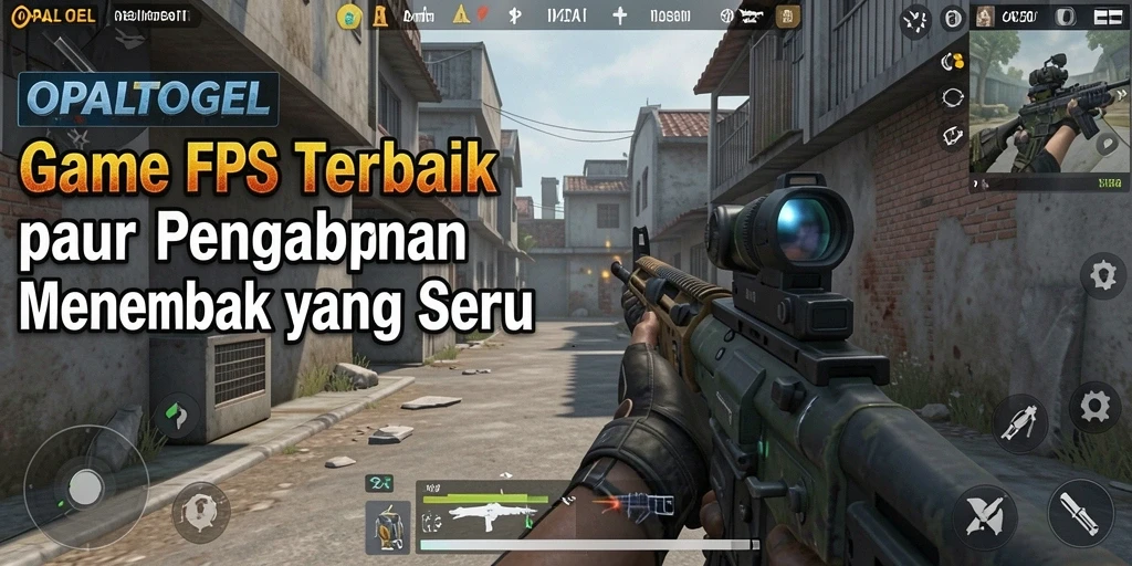 Tampilan gameplay seru OPALTOGEL dengan aksi menembak yang menegangkan.