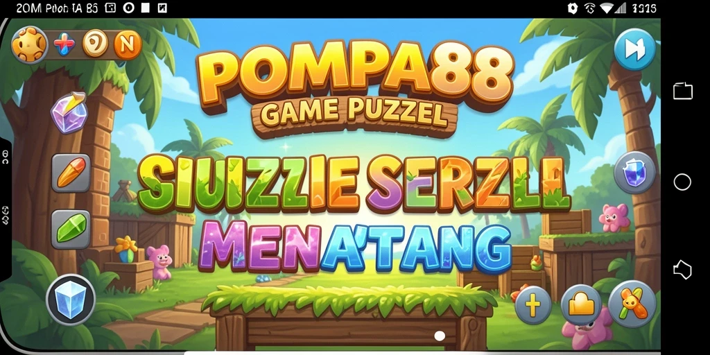 Screenshot gameplay POMPA88 dengan tantangan puzzle yang menarik.
