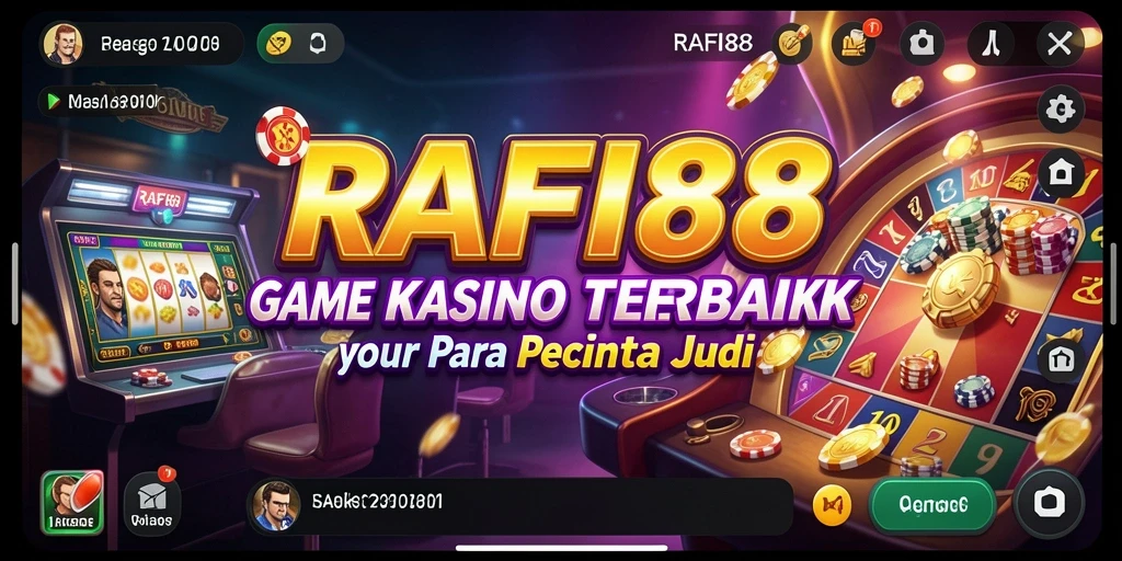 Tampilan gameplay seru dan interaktif di aplikasi RAFI88.