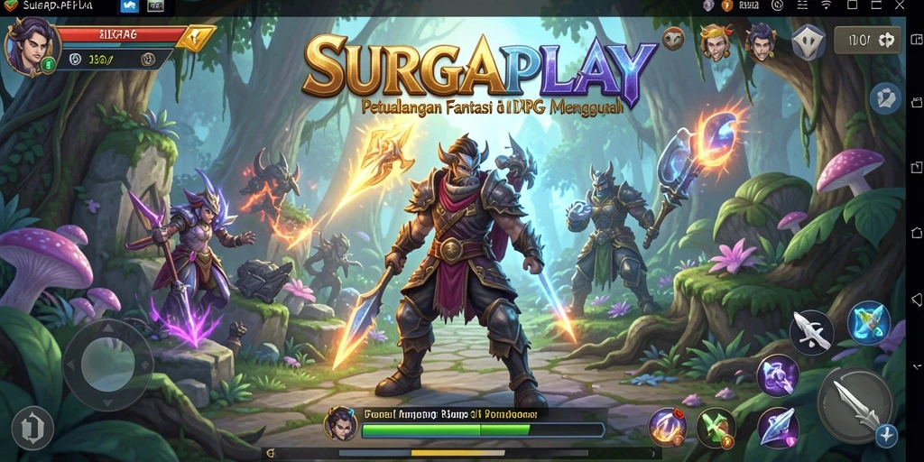 Tampilan gameplay SURGAPLAY yang mendebarkan di dunia RPG.