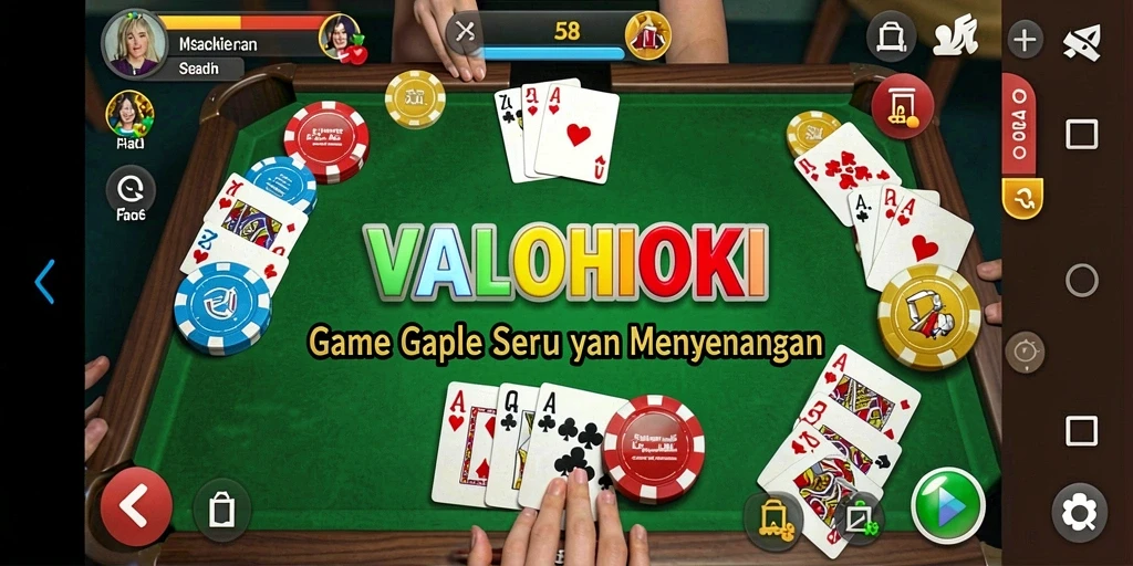 Tampilan menarik dari gameplay <strong>VALOHOKI</strong> dengan interaksi antar pemain.