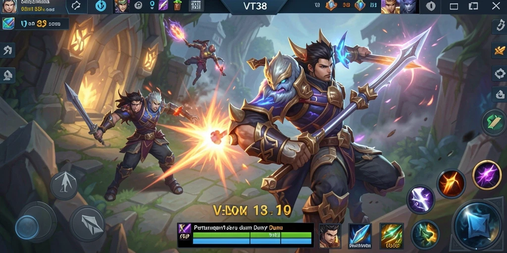 Tampilan menyerukan pertarungan seru di arena MOBA VT38.