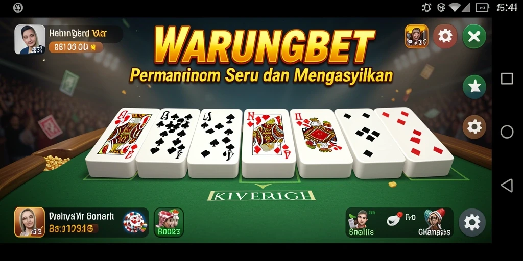 Gameplay seru dari permainan Domino WARUNGBET.
