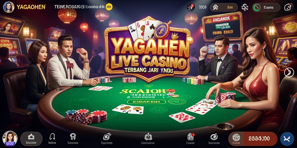 Gameplay Live Casino yang imersif dan interaktif di YAGAOHEN.